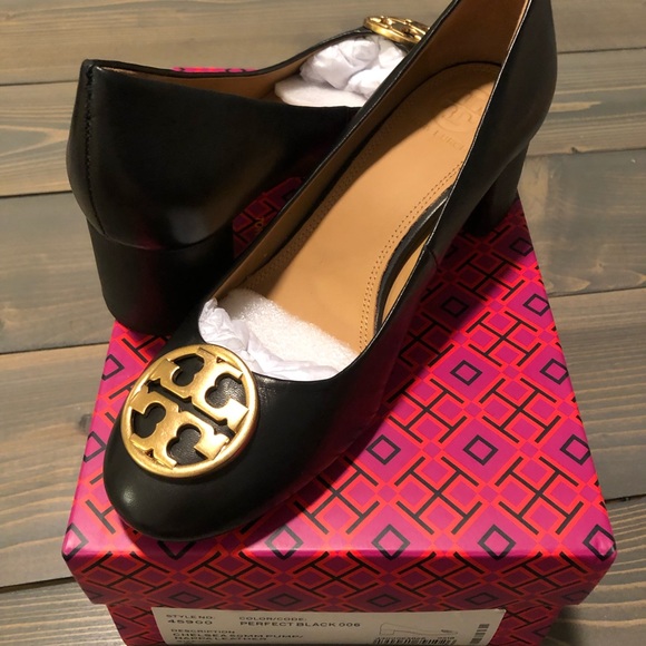🎉HP🎉 NWT Tory Burch Chelsea 50MM Black Pump - Picture 4 of 8